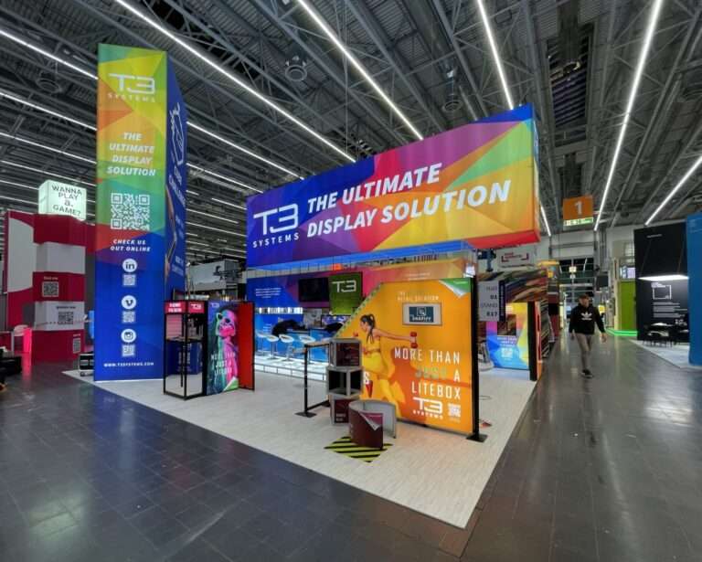 T3 modular booth — International expo — Miami
