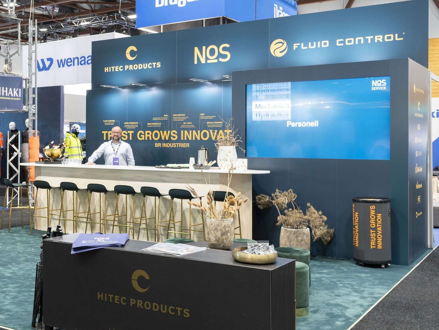 NOS booth — T3 — trade show