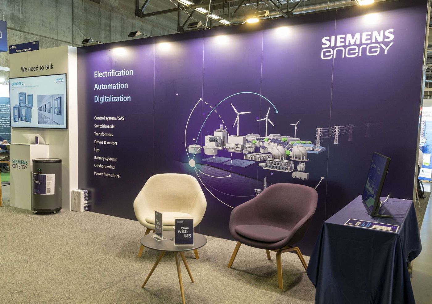 Siemens Energy booth — T3 — energy trade show