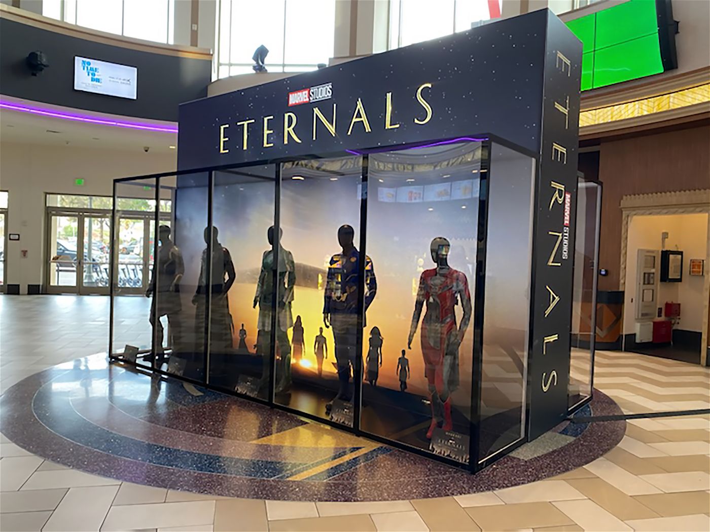 Marvel Eternals showcase — T3 network — cinema lobby