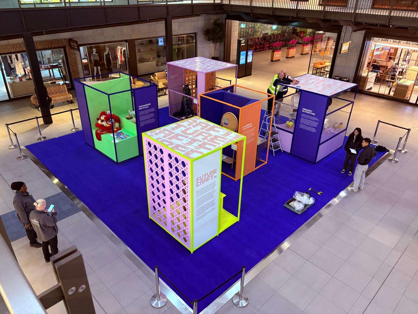 Singapour Future Craft — stand modulaire T3 Display Systems, exposition modulaire, battersea park londres